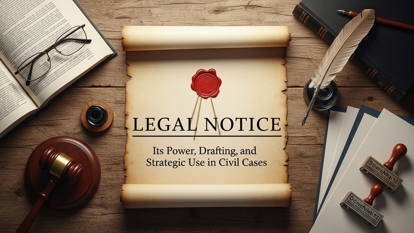 Legal Notice in civil court cases