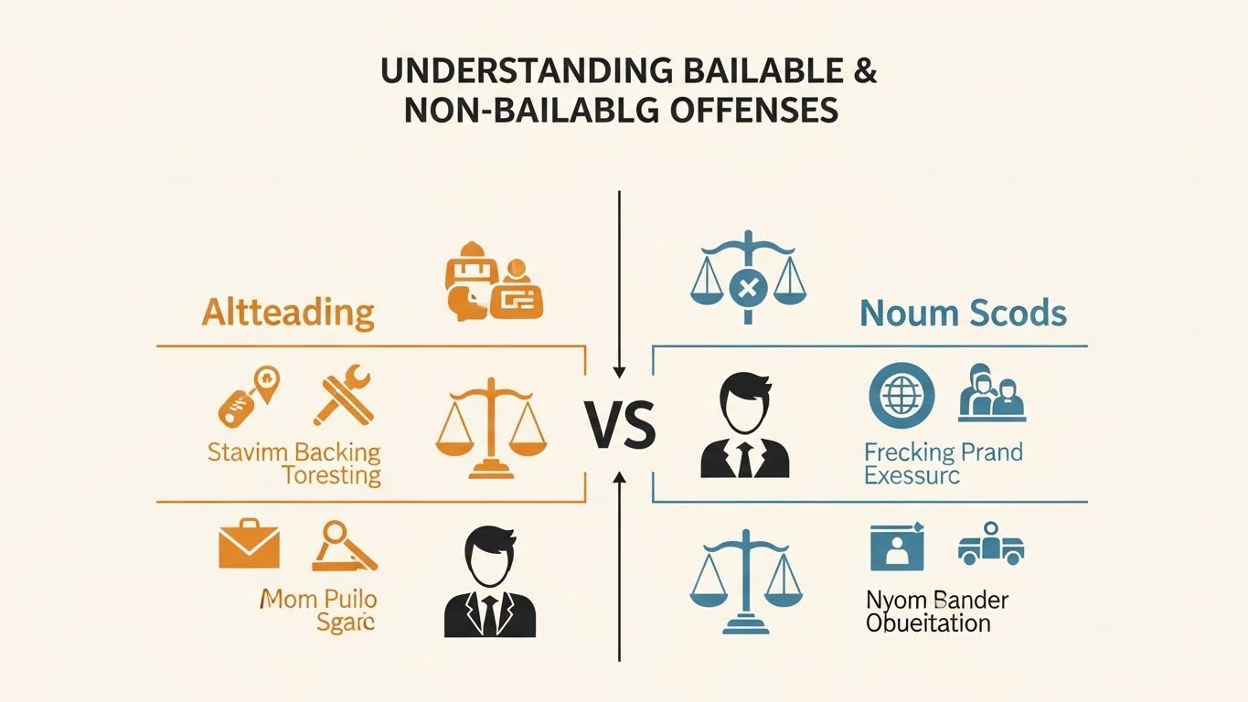 bailable and non-bailable offenses
