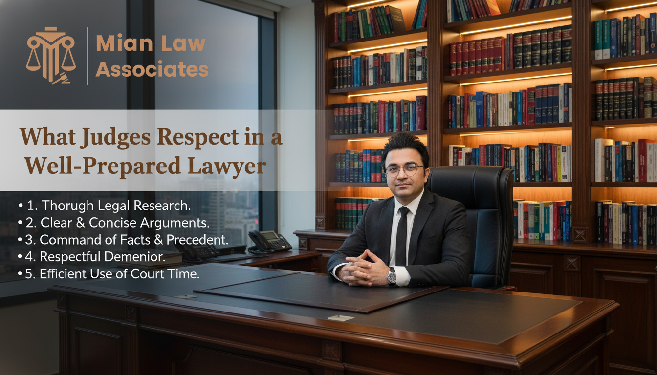 What Judges Respect in a Well-Prepared Lawyer What Judges Respect in a Well-Prepared Lawyer