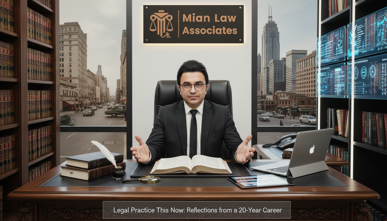 Legal Practice Then vs Now: Reflections from a 20-Year Career Legal Practice Then vs Now: Reflections from a 20-Year Career